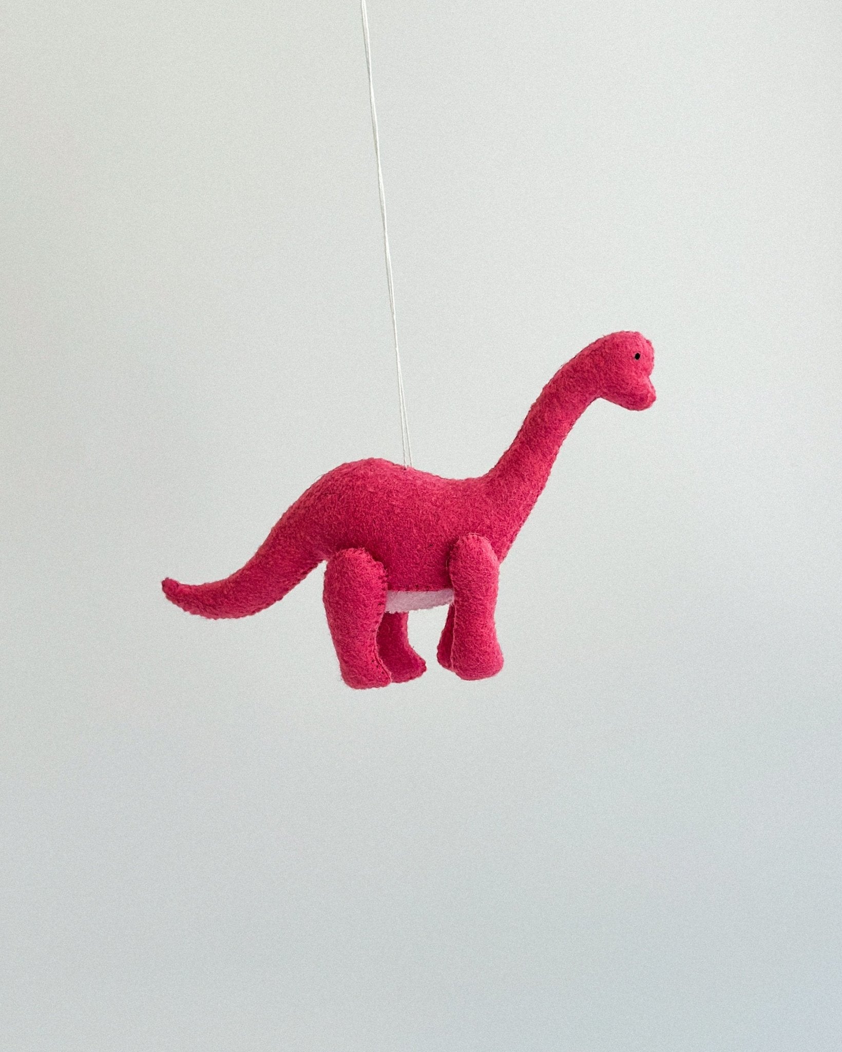 Pink Dinosaur Ornament - WoollyFox
